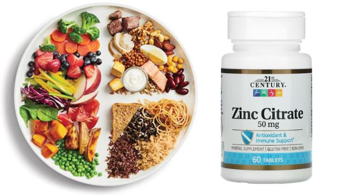 daily diet zinc citrate 